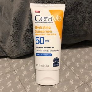 Cerave Hydrating Face Sunscreen